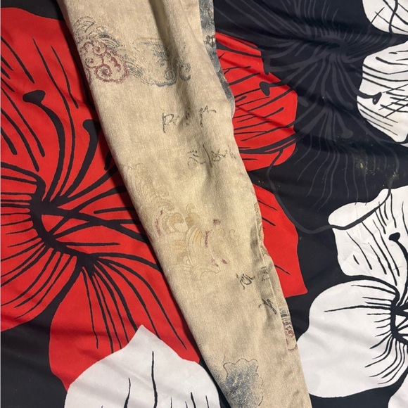 Chico's Beige Textured Trousers - Picture 4 of 10